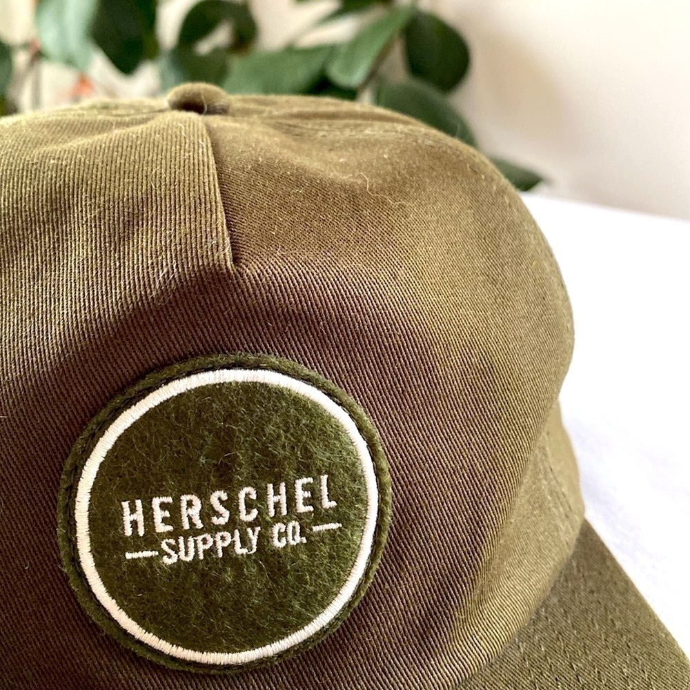 Herschel Tall Mesh Shop Cap Ivy Military Army Green 6 Panel Hat. OSFM - Picture 3 of 11